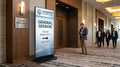 Self-Standing Expanding Digital Poster (2 Units)